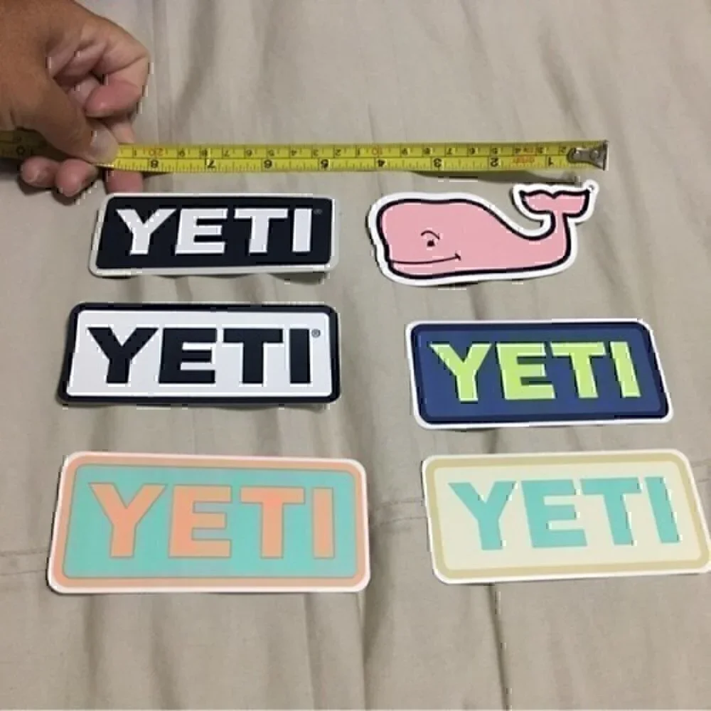 Yeti and Vineyard Vines stickers